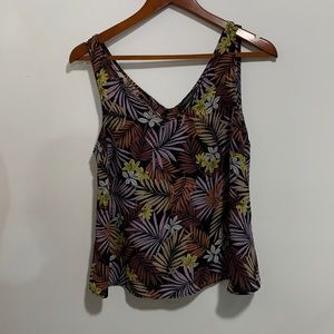 Beautiful palm leaf and floral print too